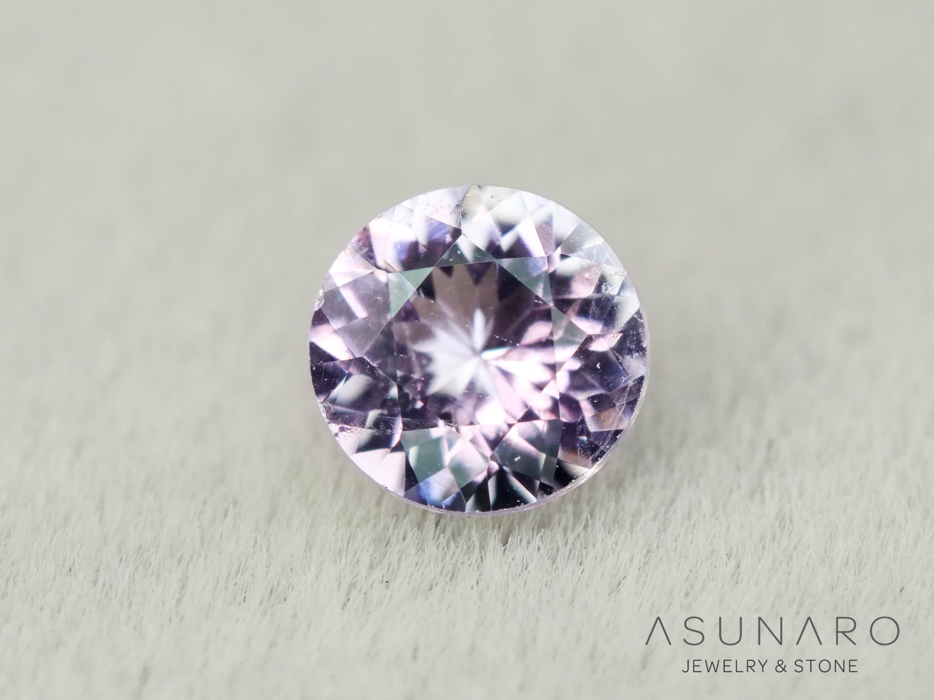 インペリアルトパーズ ラウンドカット 0.18ct ブラジル産 【251127