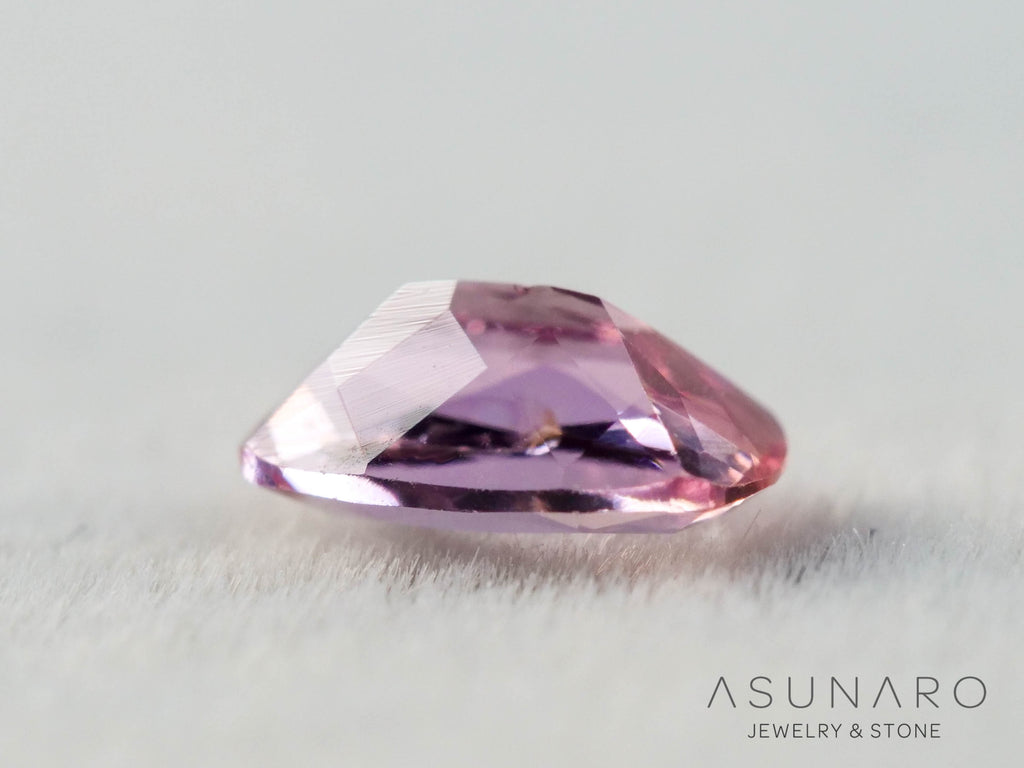 バイカラーインペリアルトパーズ　クッションカット　0.28ct　ブラジル産　【251127-3043】