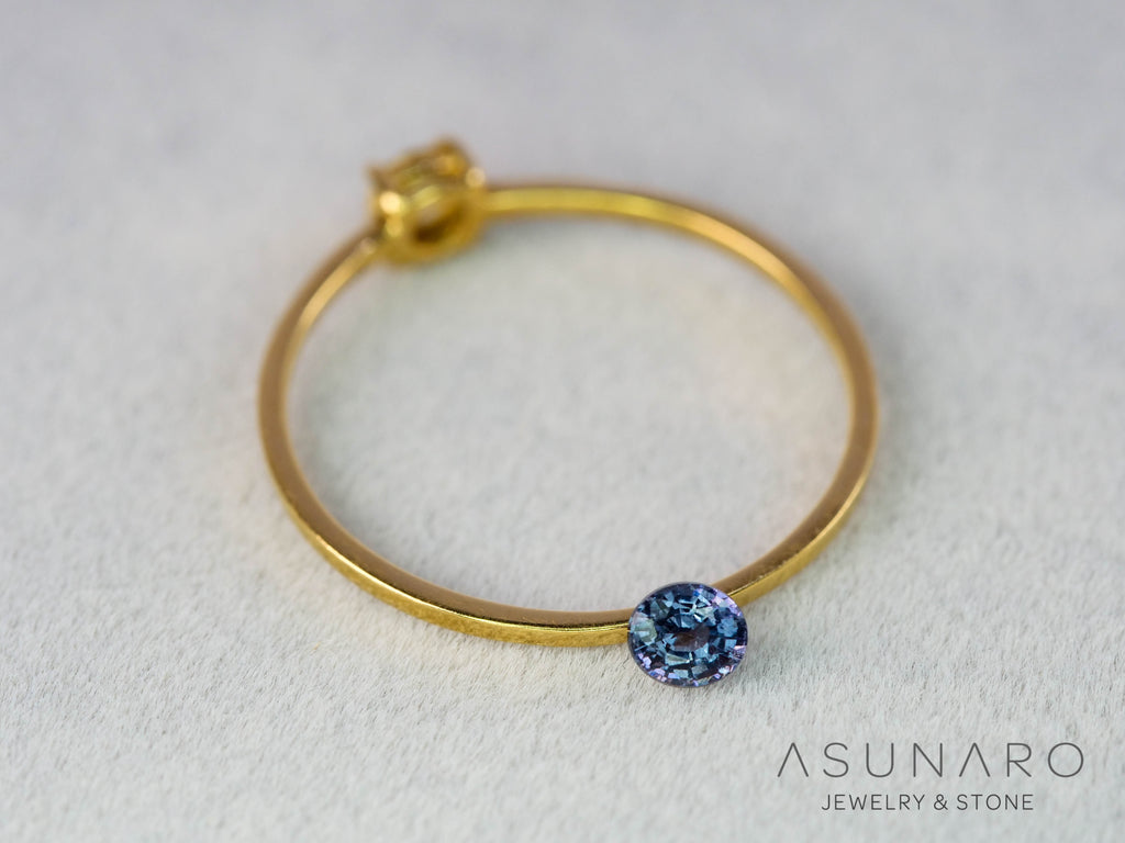 ベキリーブルーガーネット　オーバルカット　 マダガスカル産　0.19ct【260202-3153】