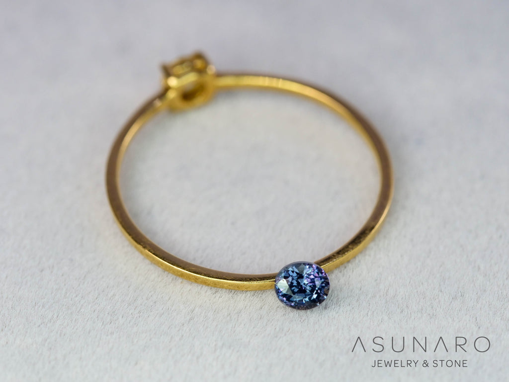 ベキリーブルーガーネット　オーバルカット　 マダガスカル産　0.19ct【260202-3155】
