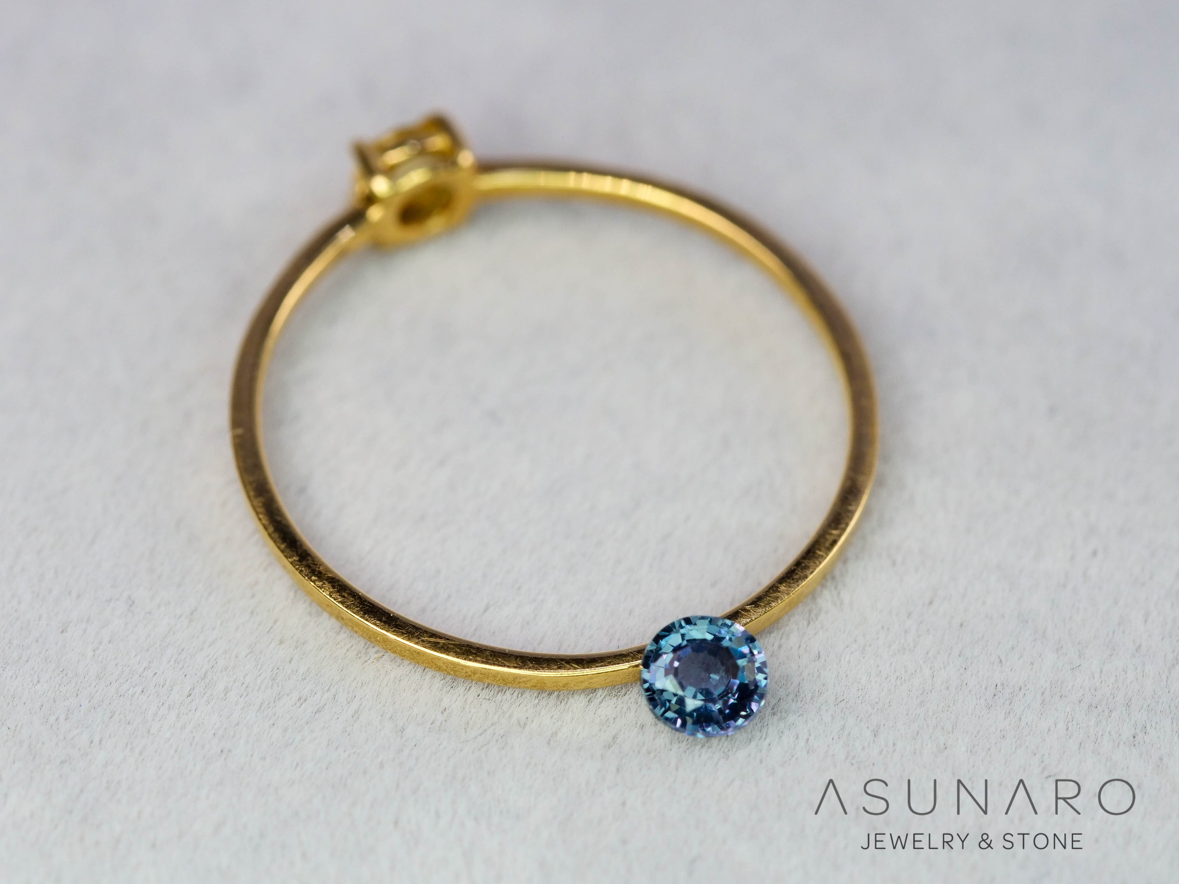 ベキリーブルーガーネット　ラウンドカット　 マダガスカル産　0.21ct【260202-3158】