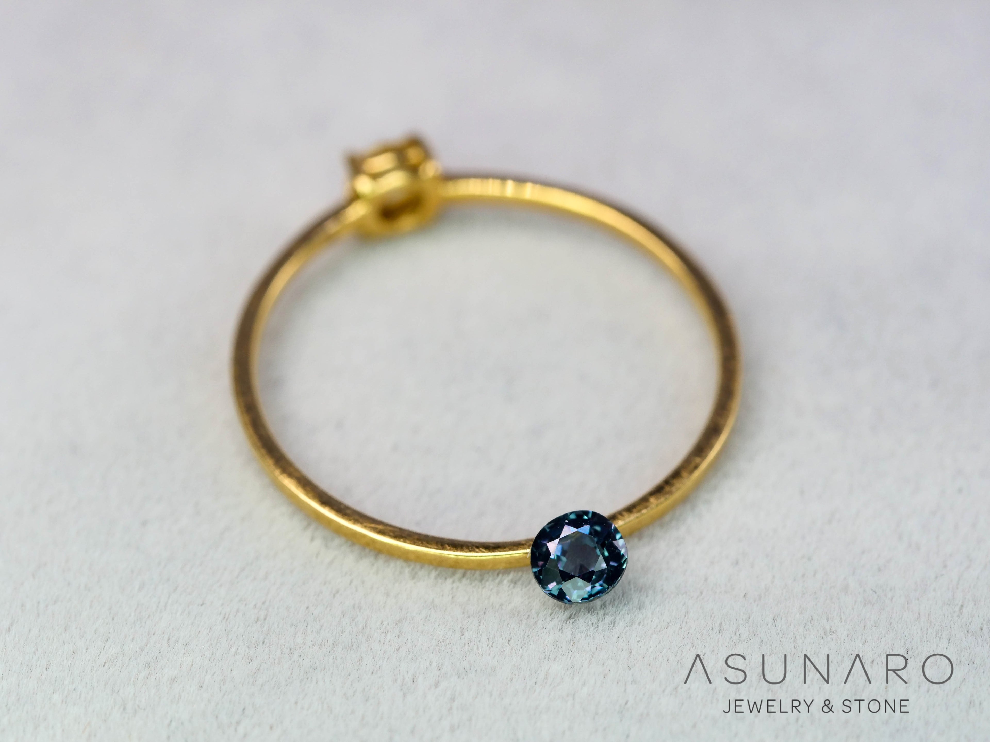 ベキリーブルーガーネット　ラウンドカット　 マダガスカル産　0.21ct【260202-3160】