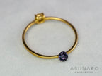 ベキリーブルーガーネット　ラウンドカット　 マダガスカル産　0.15ct【260202-3162】