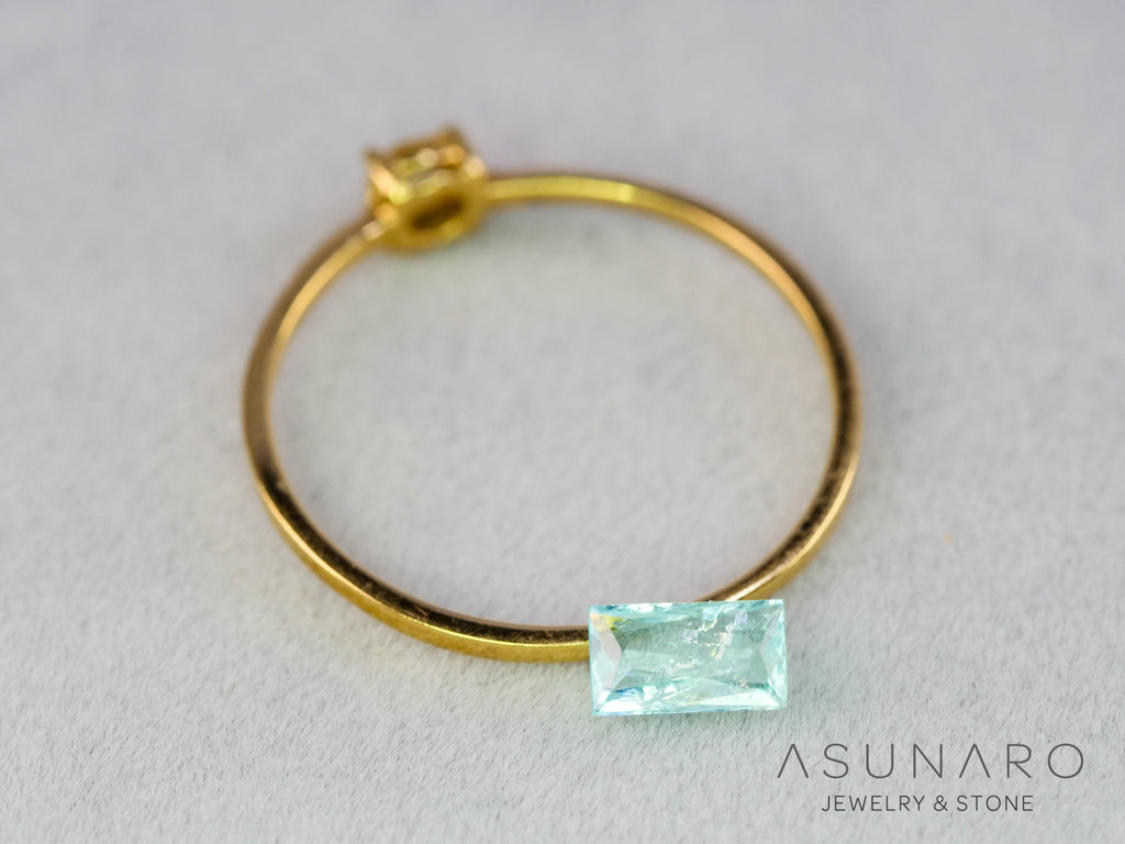 パライバトルマリン　スクエアカット　モザンビーク産　0.29ct   【251203-3070】