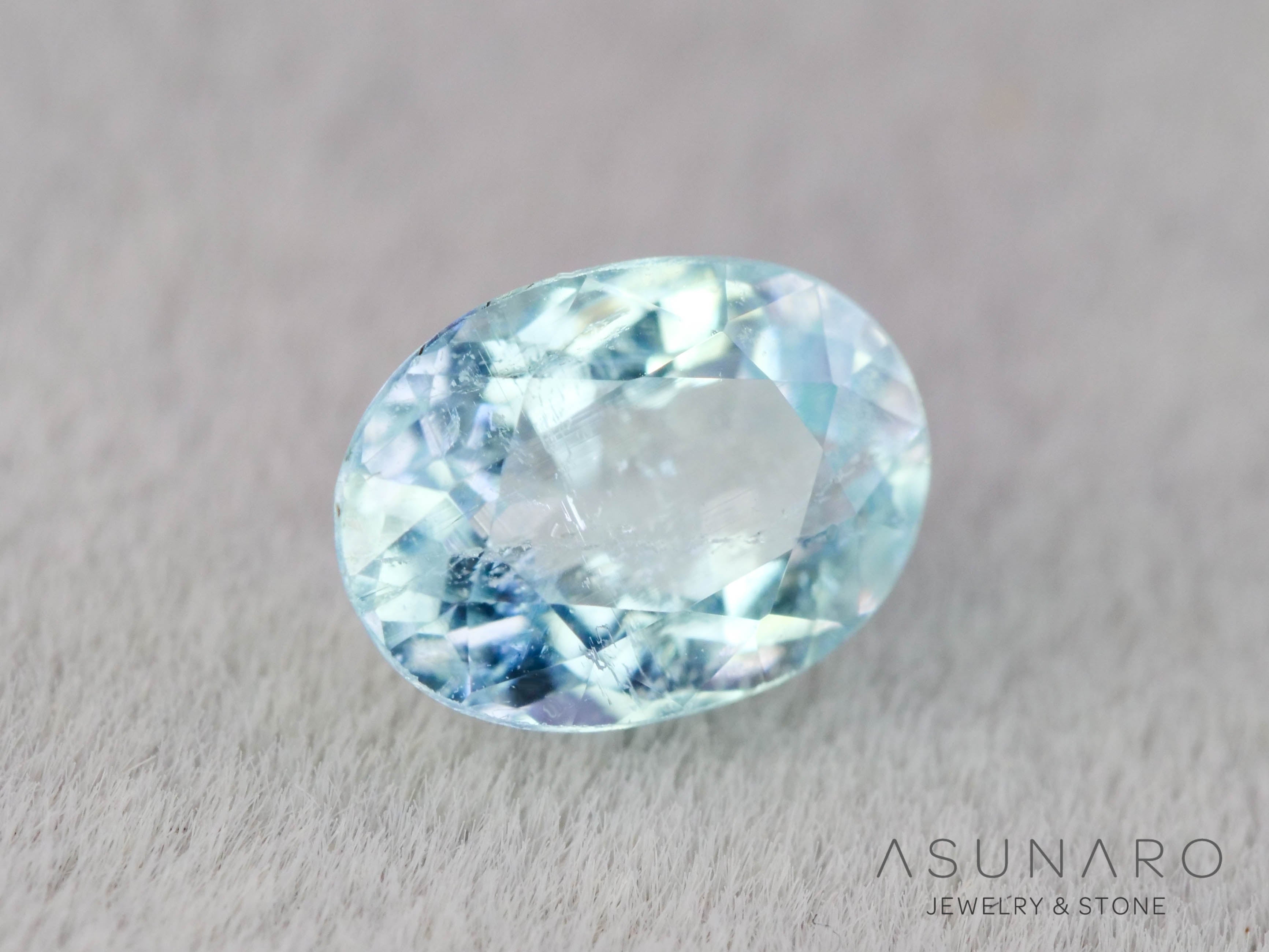 パライバトルマリン　オーバルカット　モザンビーク産　0.40ct   【251203-3071】