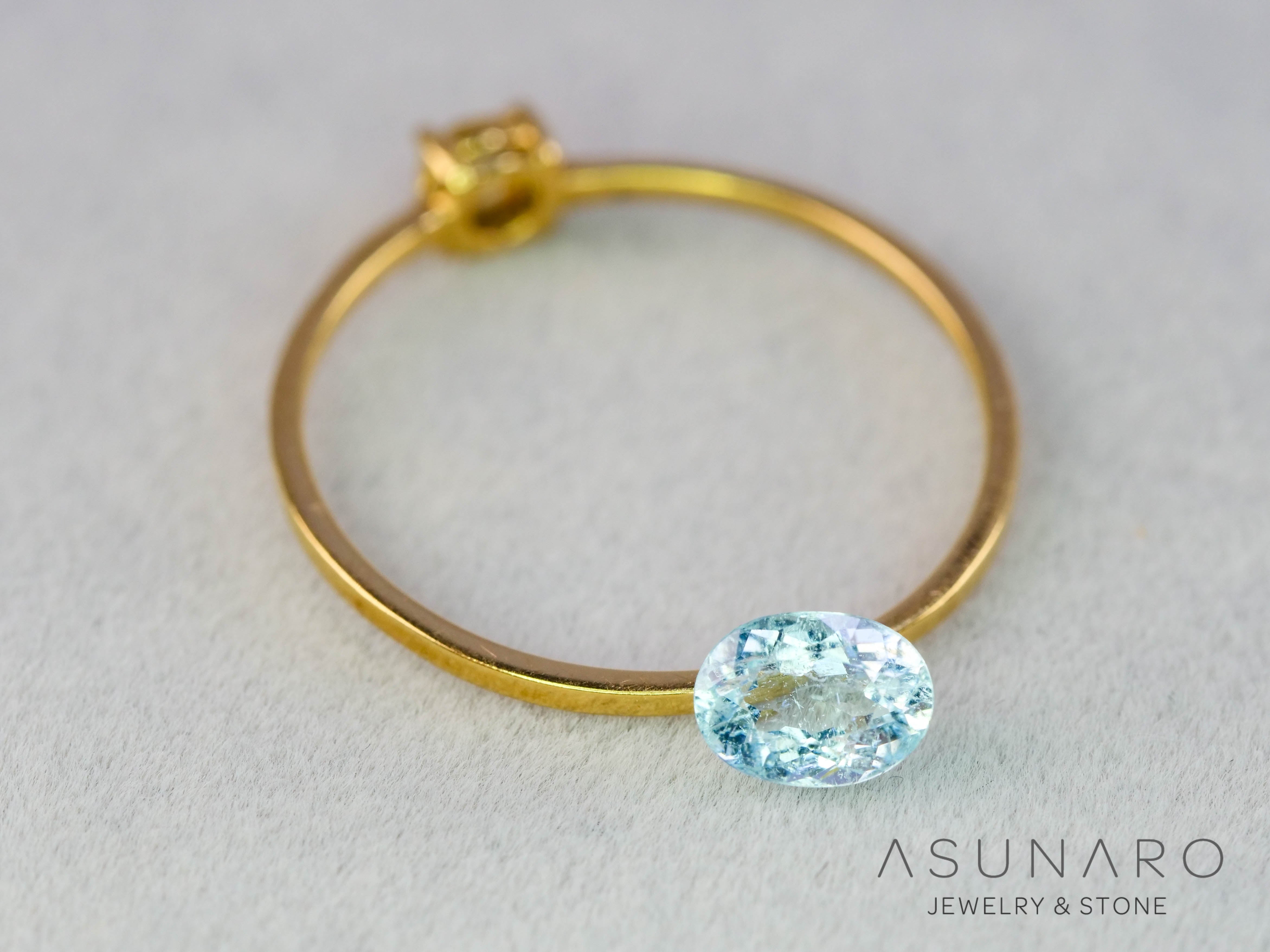 パライバトルマリン オーバルカット モザンビーク産 0.40ct 【251203