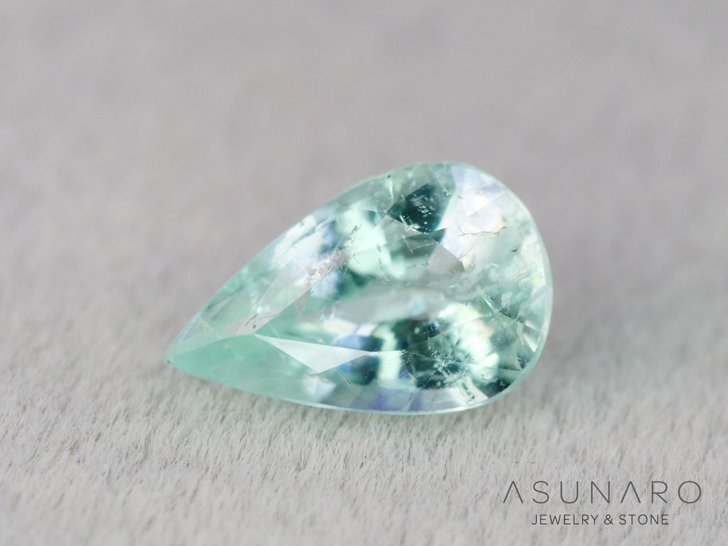 パライバトルマリン　ペアシェイプ　モザンビーク産　0.34ct   【251203-3072】