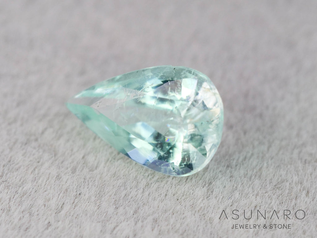 パライバトルマリン　ペアシェイプ　モザンビーク産　0.34ct   【251203-3072】