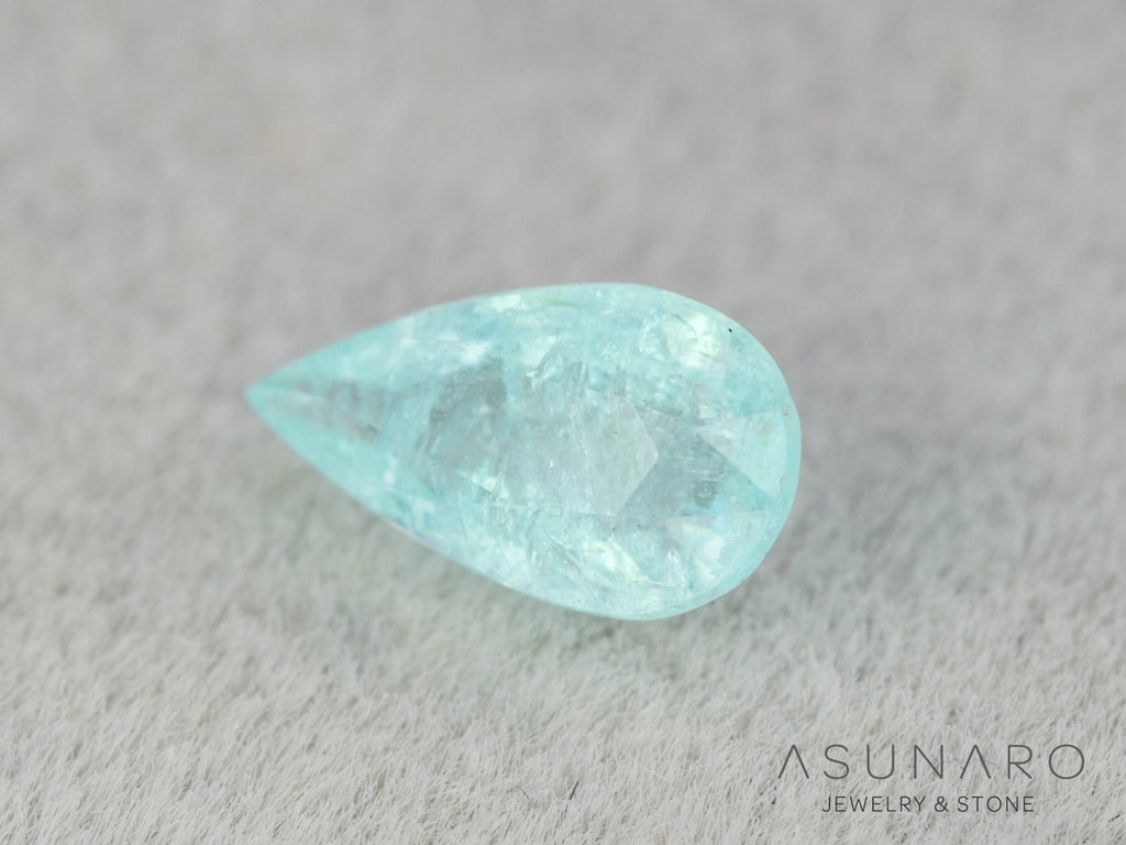 パライバトルマリン　ペアシェイプ　モザンビーク産　0.36ct   【251203-3073】