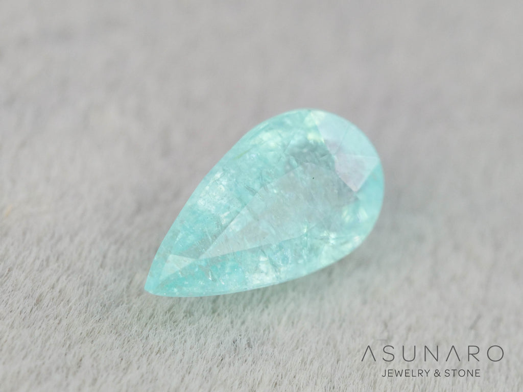 パライバトルマリン　ペアシェイプ　モザンビーク産　0.36ct   【251203-3073】