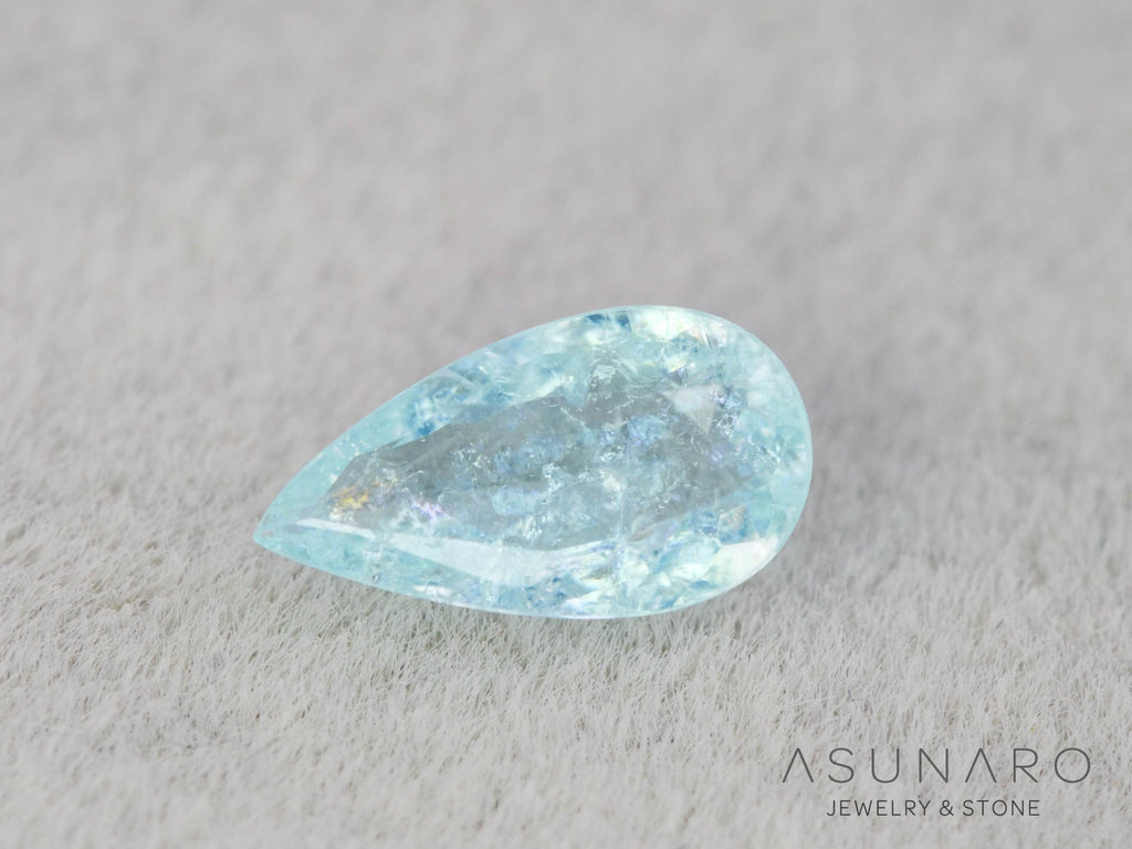 パライバトルマリン　ペアシェイプ　モザンビーク産　0.22ct   【251203-3074】