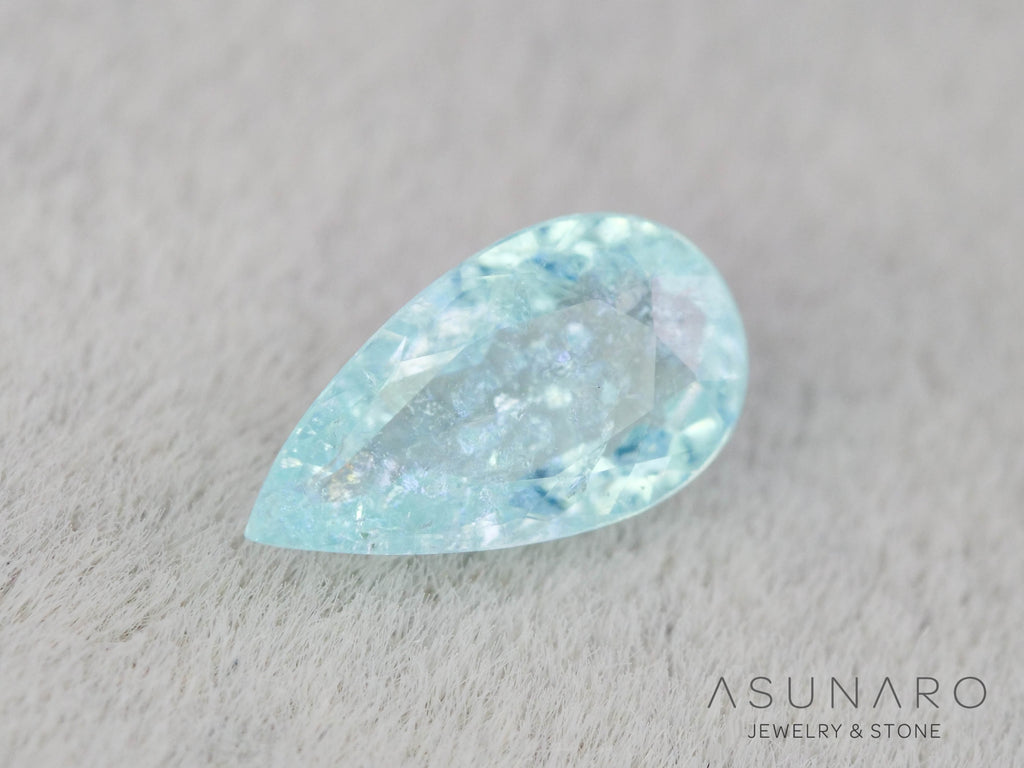 パライバトルマリン　ペアシェイプ　モザンビーク産　0.22ct   【251203-3074】