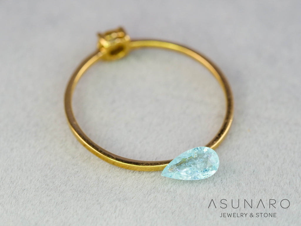 パライバトルマリン　ペアシェイプ　モザンビーク産　0.22ct   【251203-3074】