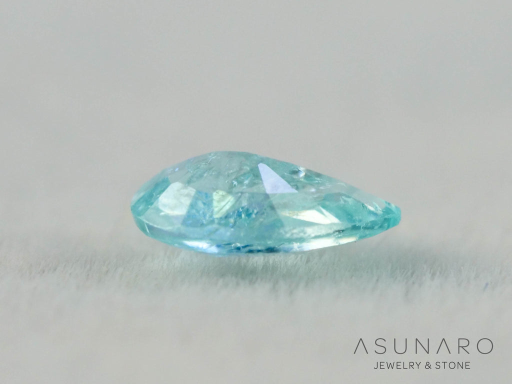 パライバトルマリン　ペアシェイプ　モザンビーク産　0.12ct   【251203-3075】