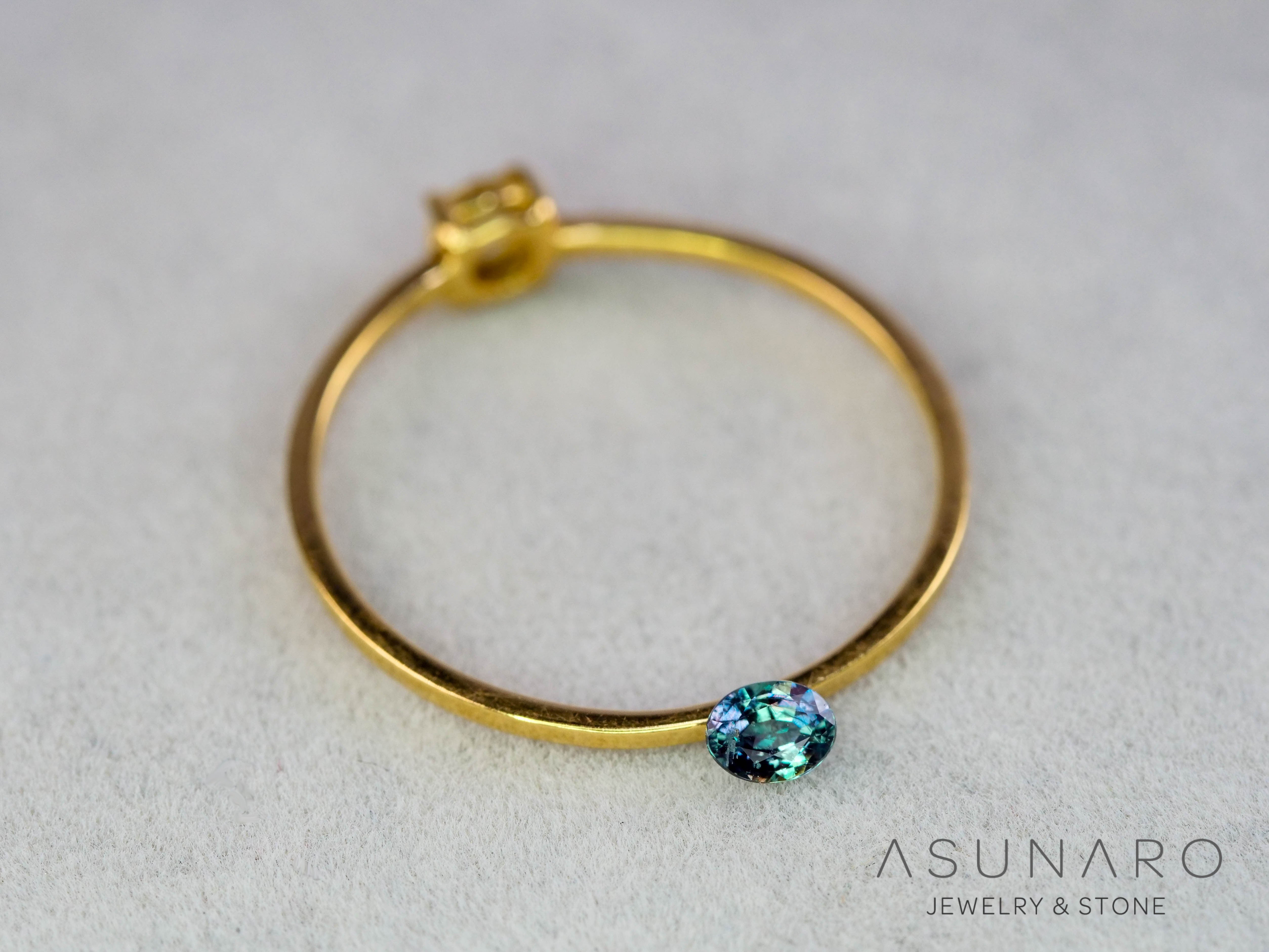 アレキサンドライト オーバルカット ブラジル産 0.11ct【251201-3253