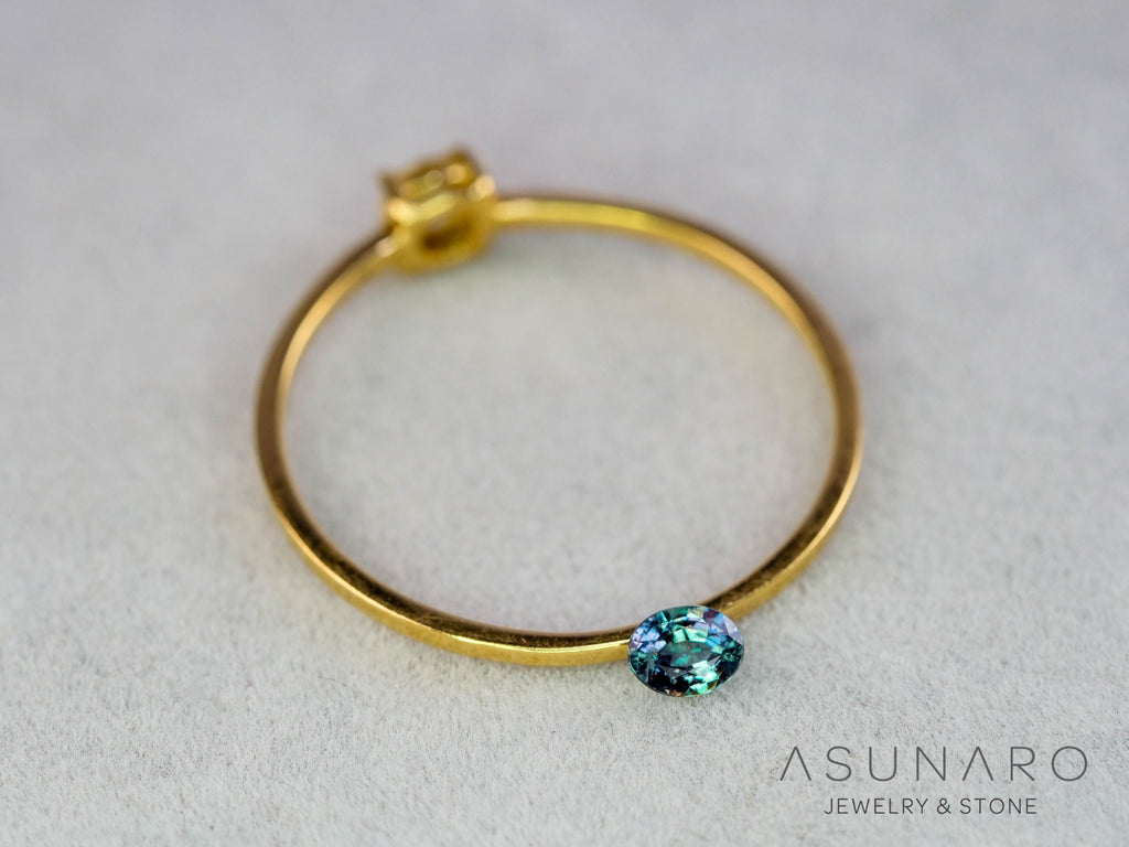 アレキサンドライト　オーバルカット　 ブラジル産　0.11ct【251201-3253】