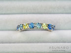【8個セット】マルチバイカラー　モンタナサファイア ラウンド ハフエタセット スリランカ産　3mm 8個セット 【251204-2831】