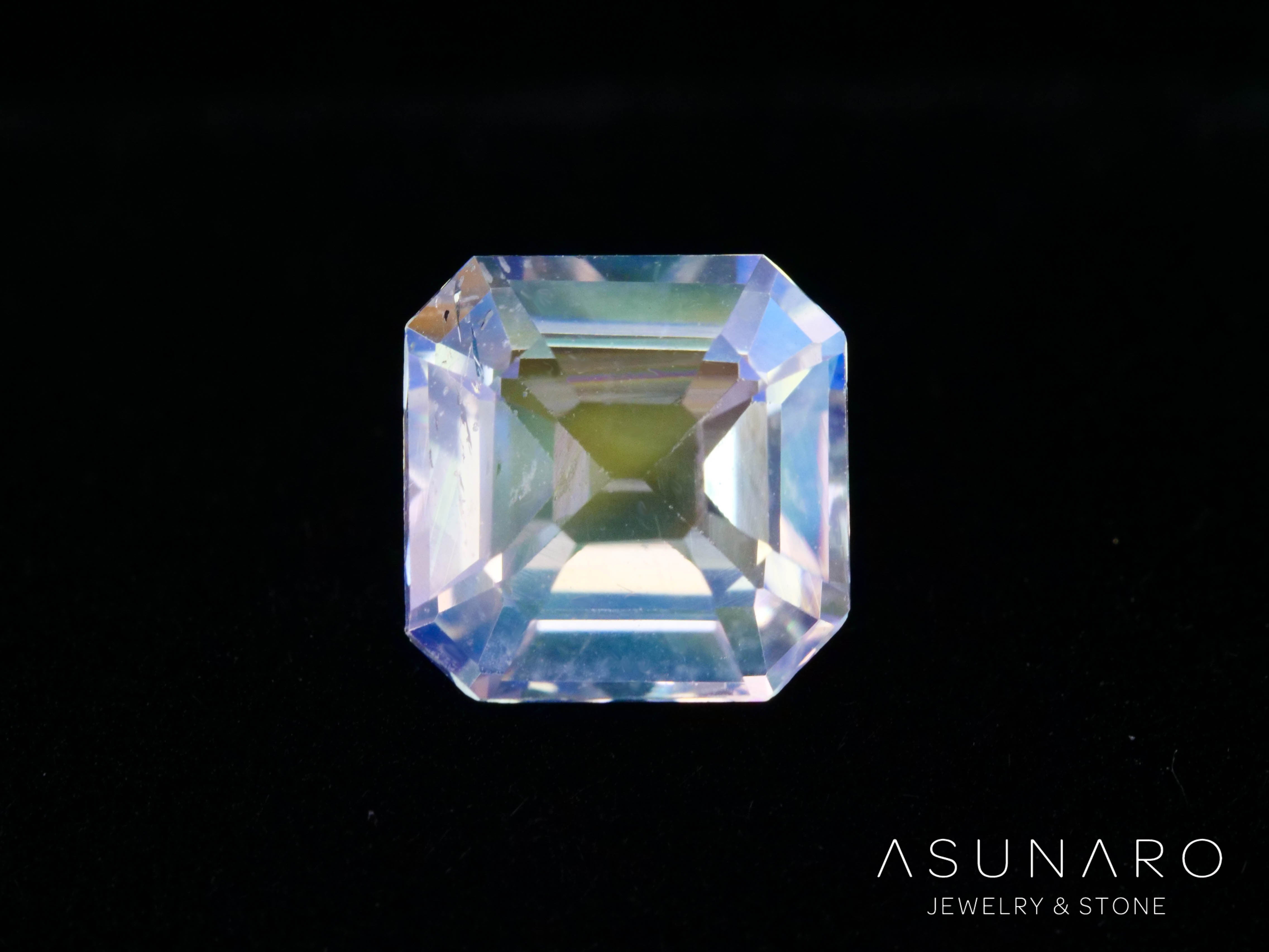 アンデシンラブラドライト アッシャーカット マダガスカル産 0.85ct