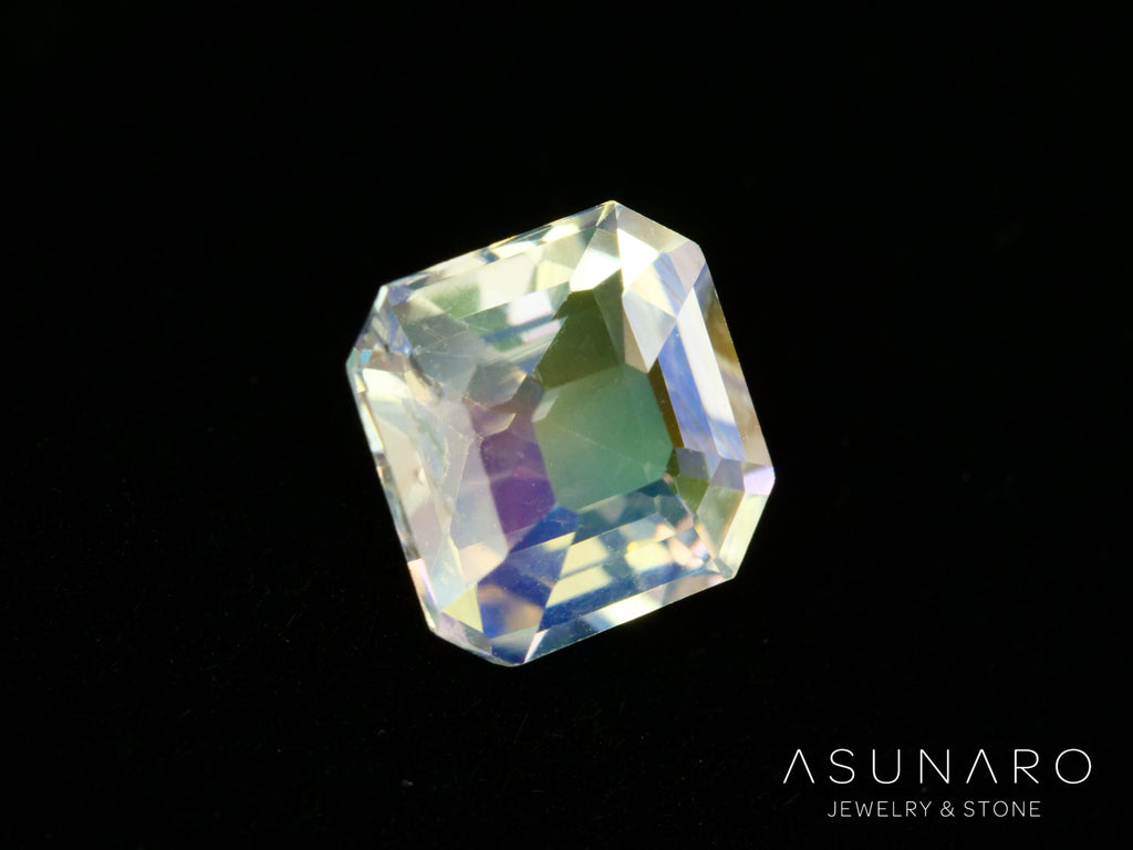 アンデシンラブラドライト　アッシャーカット　マダガスカル産　0.85ct【260226-3174】
