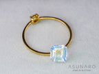 アンデシンラブラドライト　アッシャーカット　マダガスカル産　0.85ct【260226-3174】