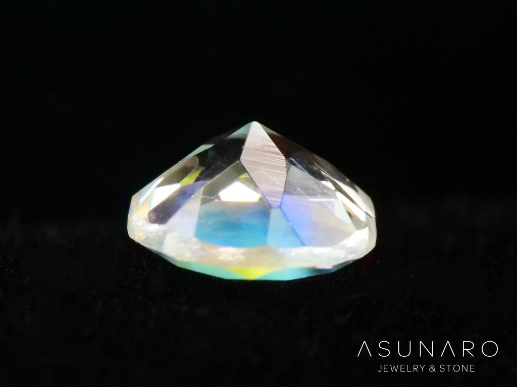 アンデシンラブラドライト　ラウンドカット　マダガスカル産　0.42ct【260226-3175】