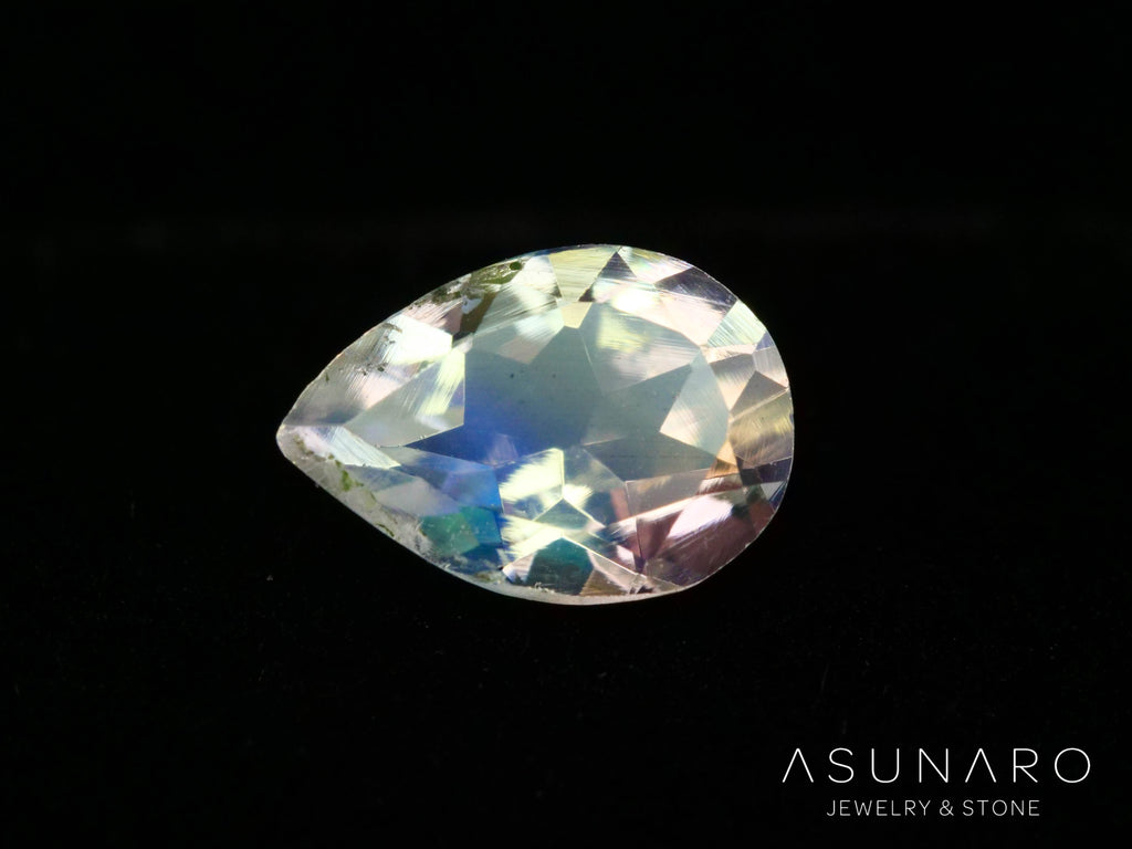 アンデシンラブラドライト　ペアシェイプ　マダガスカル産　0.52ct【260226-3176】