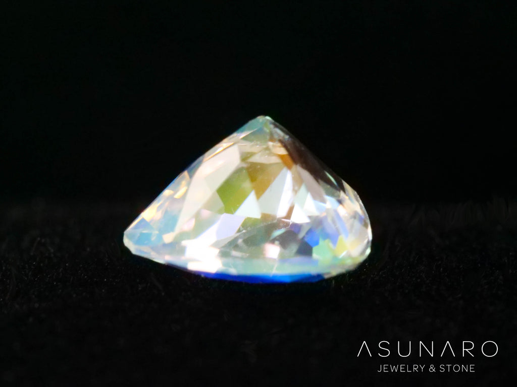 アンデシンラブラドライト　トリリアントカット　マダガスカル産　0.43ct【260226-3178】