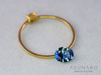バイカラーサファイア　ロータスリリーカット（オーバル）　スリランカ産　0.64ct【260323-3276】