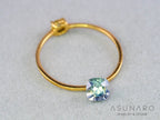 バイカラーサファイア 　クッションカット　スリランカ産　0.65ct　【260319-3262】
