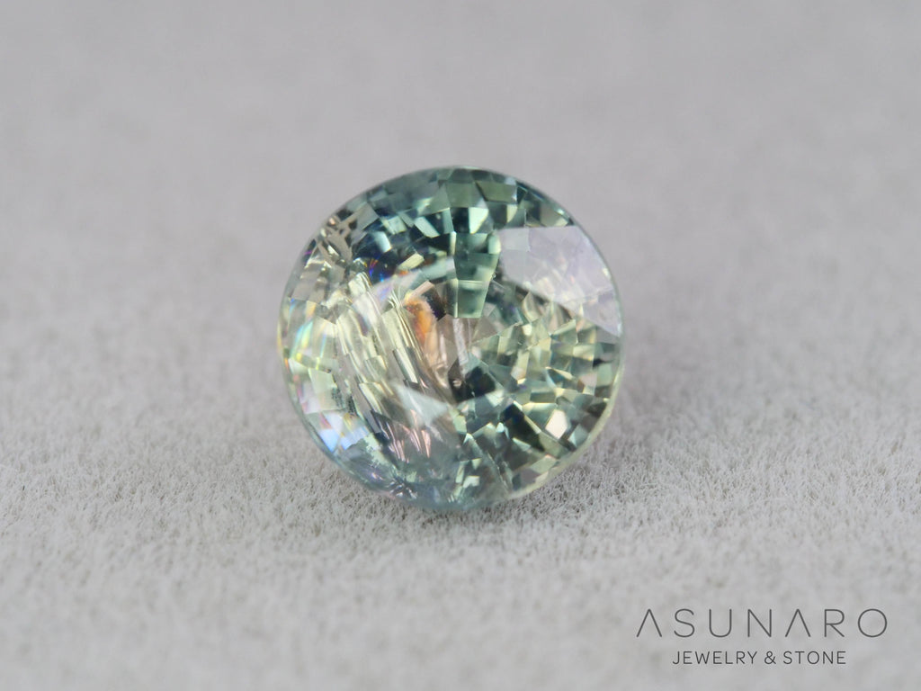 イリデッセンス入りサファイア 　ラウンドカット　スリランカ産　1.00ct　【260319-3264】