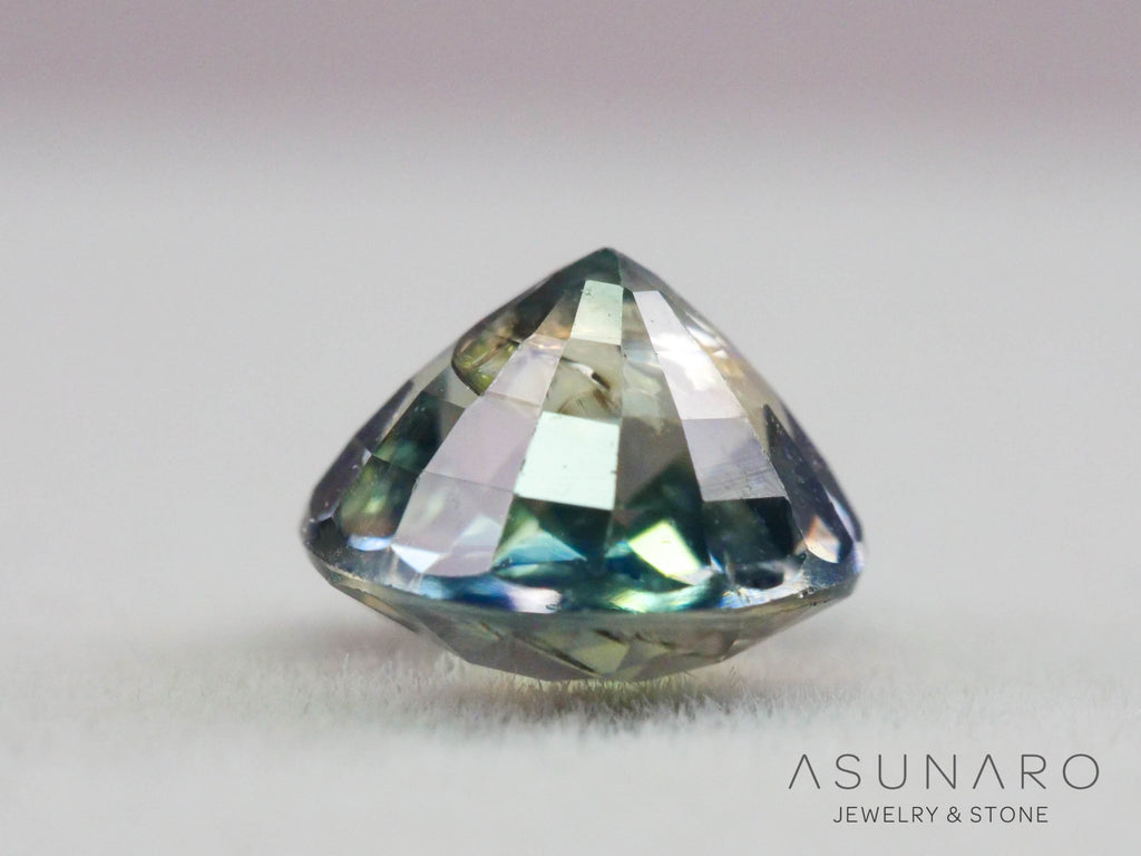 イリデッセンス入りサファイア 　ラウンドカット　スリランカ産　1.00ct　【260319-3264】