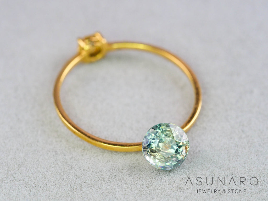 イリデッセンス入りサファイア 　ラウンドカット　スリランカ産　1.00ct　【260319-3264】