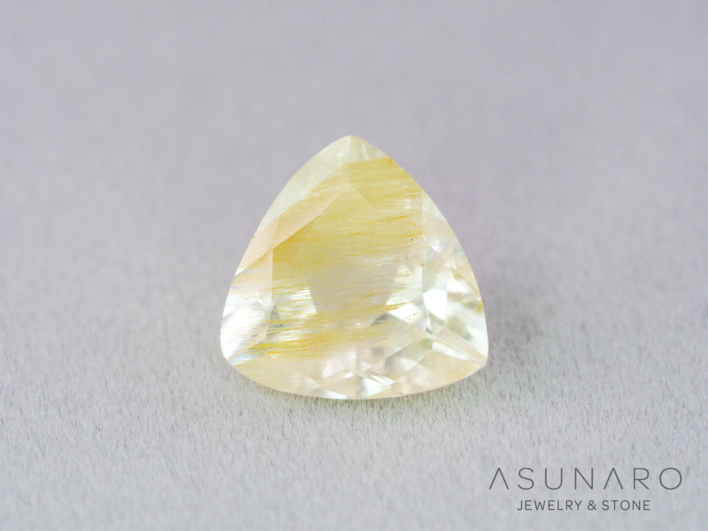 ルチルイントパーズ 　トリリアントカット　ブラジル産　3.40ct　【260407-3325】
