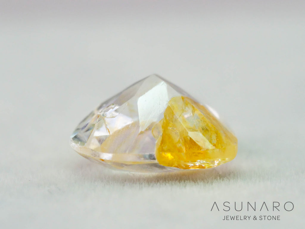 ルチルイントパーズ 　ハートカット　ブラジル産　2.27ct　【260407-3328】