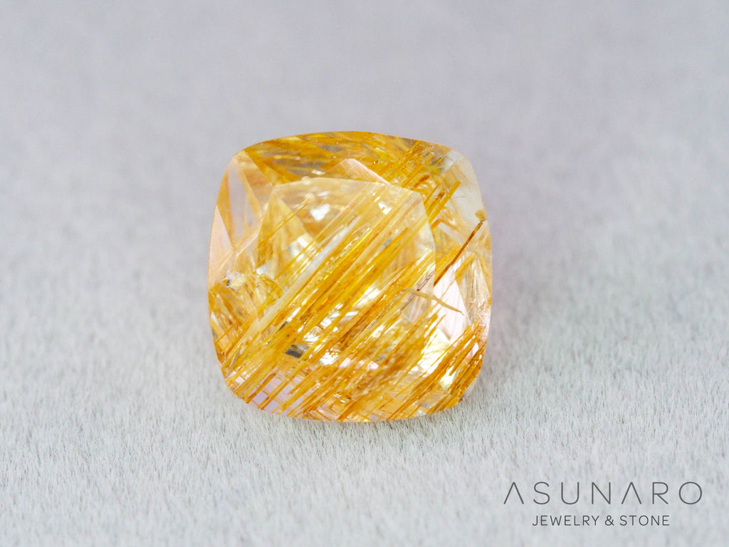 ルチルイントパーズ 　クッションカット　ブラジル産　2.67ct　【260407-3329】