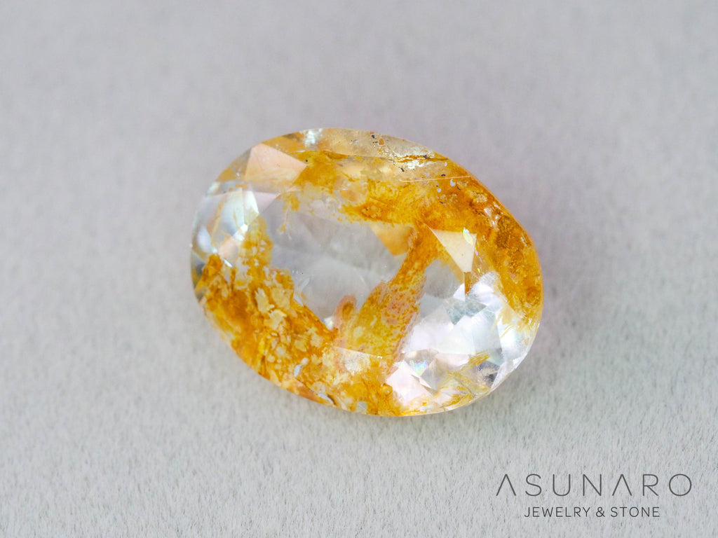 ルチルイントパーズ 　オーバルカット　ブラジル産　4.94ct　【260407-3331】