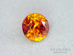 バイカラースファレライト ラウンドカット スペイン産 1.18ct【260407-3288】