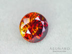 バイカラースファレライト ラウンドカット スペイン産 1.18ct【260407-3289】