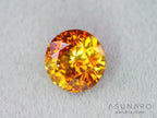 バイカラースファレライト ラウンドカット スペイン産 　0.78ct【260407-3290】
