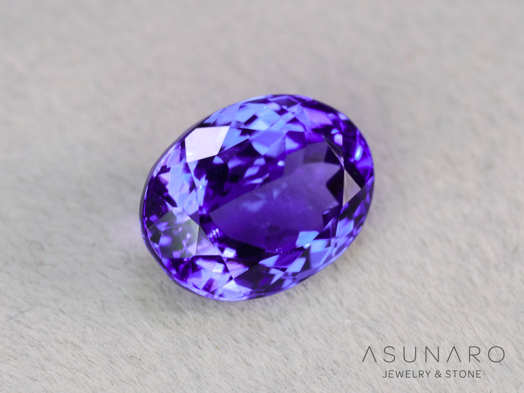 タンザナイト　オーバルカット　タンザニア産　3.75ct　日独【260703-3371】