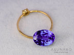 タンザナイト　オーバルカット　タンザニア産　3.75ct　日独【260703-3371】