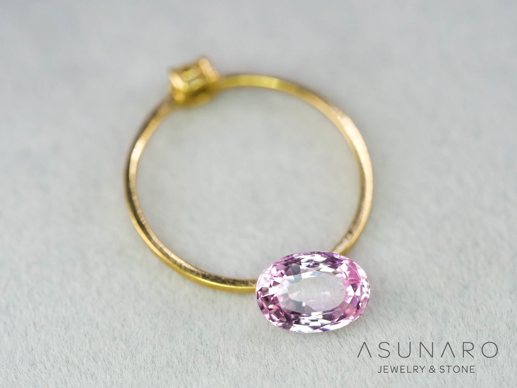 非加熱バイカラーサファイア　オーバルカット　スリランカ産　1.60ct【260703-3362】