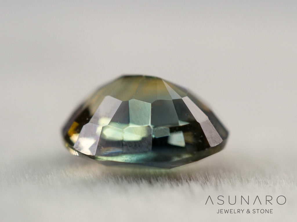 非加熱パーティーカラードサファイア　オーバルカット　スリランカ産　1.08ct【260703-3364】