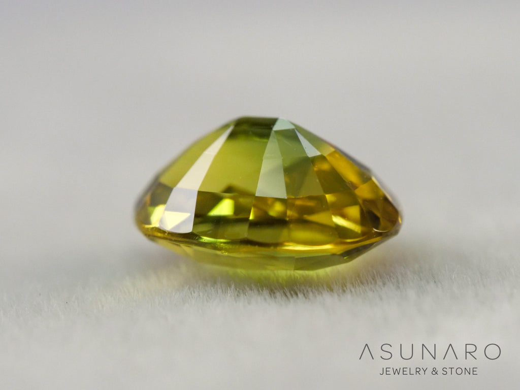 非加熱バイカラーサファイア　オーバルカット　スリランカ産　1.38ct【260703-3366】