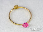 ペツォッタイト　オーバルカット　マダガスカル産 　0.37ct【260717-3336】