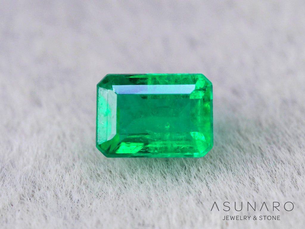 エメラルド　コロンビア産　エメラルドカット　0.23ct【240717-3393】