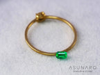 エメラルド　コロンビア産　エメラルドカット　0.12ct【240717-3394】