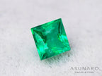 エメラルド　コロンビア産　プリンセスカット　0.16ct【240717-3395】