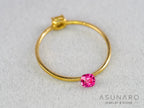 ジェダイスピネル 　クッションカット　ビルマ産　0.17ct　【260716-3443】