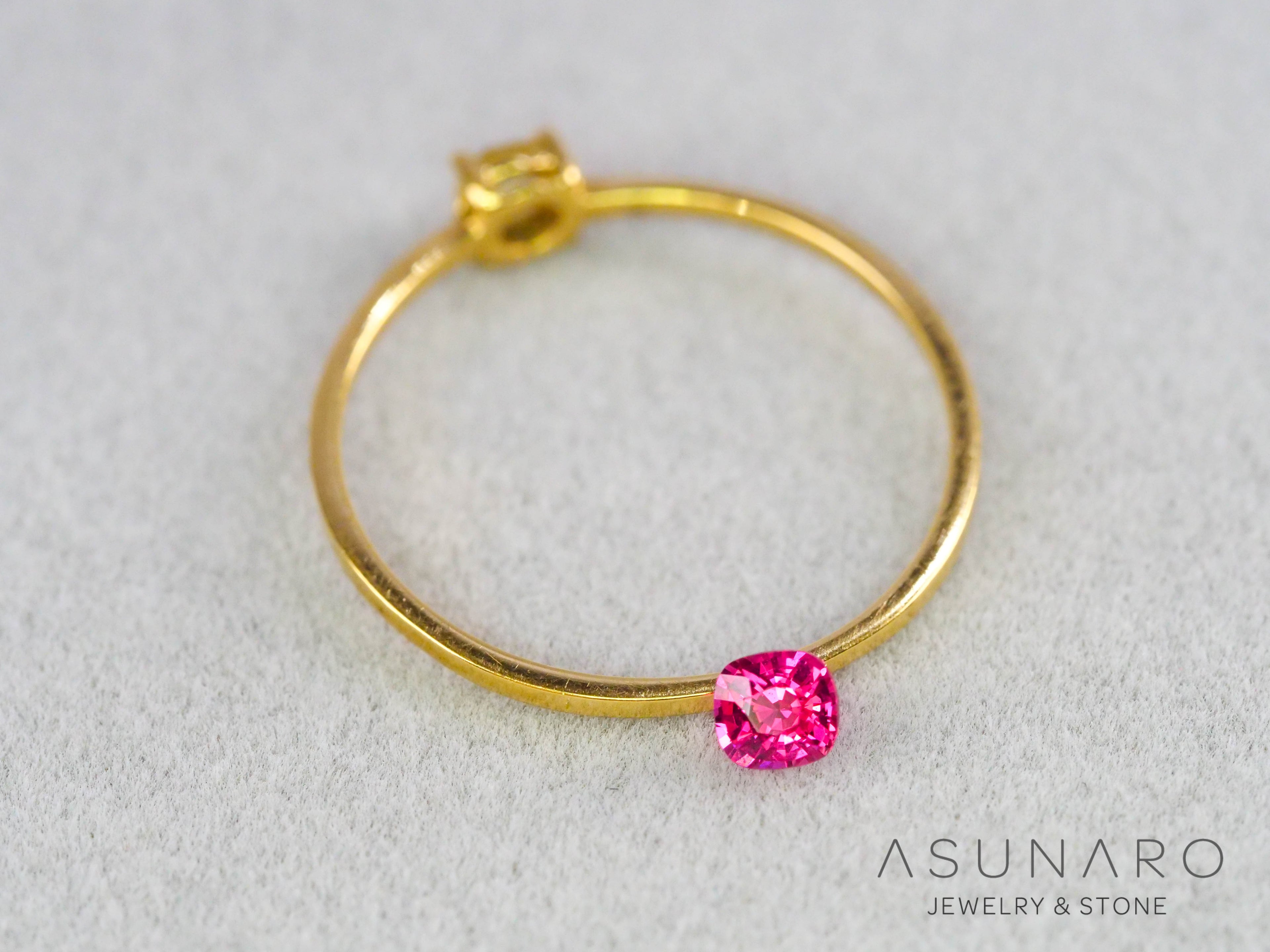 ジェダイスピネル 　クッションカット　ビルマ産　0.17ct　【260716-3443】